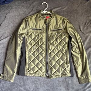 Metallic green Guess jacket